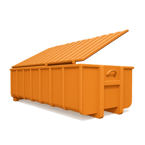 10 m³ Absetzdeckelcontainer