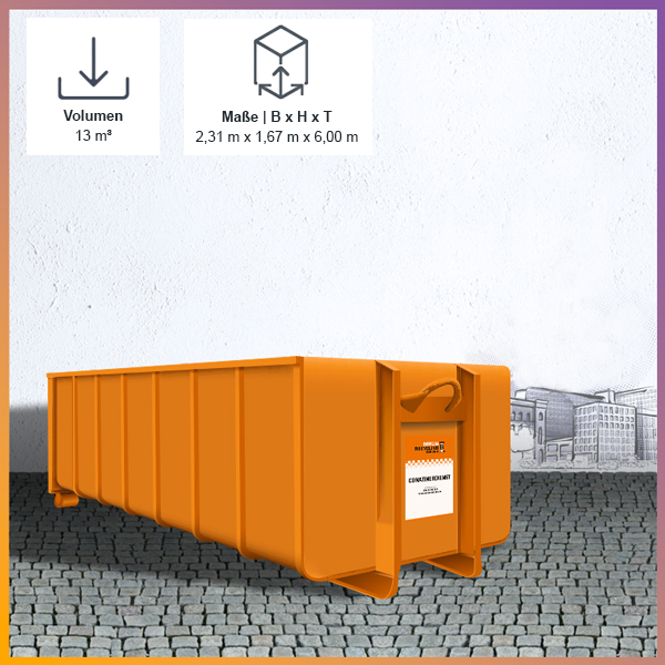 Beton mit Stahl (Container)