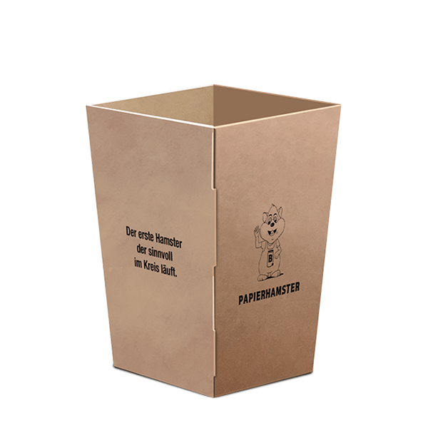 Papierkorb aus Pappe (Merchandise)