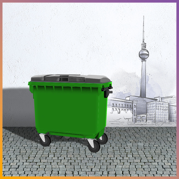 Glas entsorgen 660 Liter